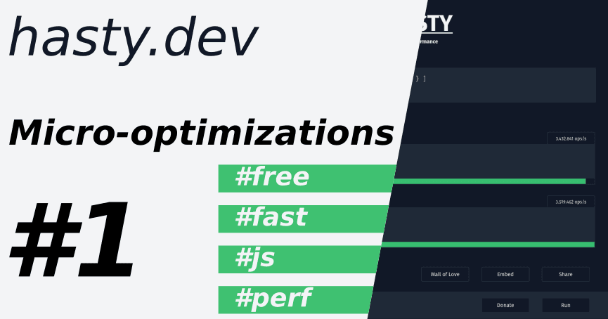 Micro-optimizations #1