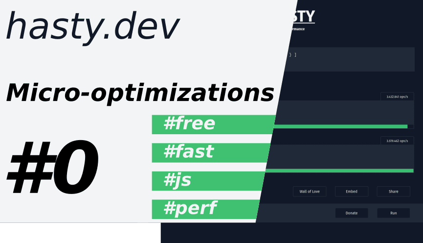 Micro-optimizations #0
